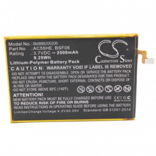 Baterie pro Archos 55 Helium Ultra, 2500 mAh Baterie pro Archos 55 Helium Ultra, 2500 mAh
