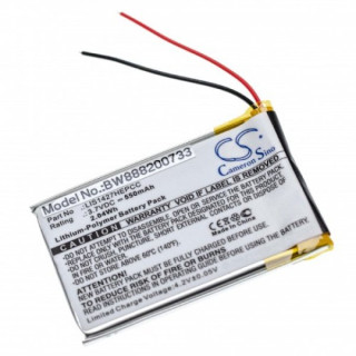 Baterie pro Sony MDR-DS6500 / MDR-XB950BT / MDR-XB950B1, 550 mAh
