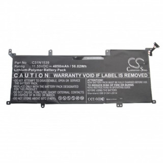Baterie pro Asus Zenbook UX305UA / UX305UAB, C31N1539, 4850 mAh Baterie pro Asus Zenbook UX305UA / UX305UAB, C31N1539, 4850 mAh
