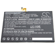 Baterie pro Samsung Galaxy Tab S5e / SM-T720 / SM-T725, 6800 mAh Baterie pro Samsung Galaxy Tab S5e / SM-T720 / SM-T725, 6800 mAh