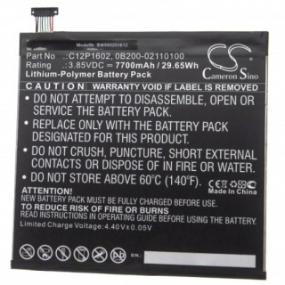 Baterie pro Asus ZenPad 3S 10 / Z500KL, 7700 mAh Baterie pro Asus ZenPad 3S 10 / Z500KL, 7700 mAh