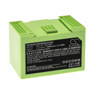Baterie pro iRobot Roomba E5 / E6 / I3 / I7 / I8, Li-Ion, 2600 mAh
