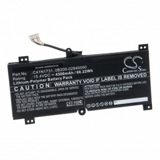 Baterie pro Asus GL504GV / G515GV / G715GV / GL764GW, C41N1731, 4300 mAh