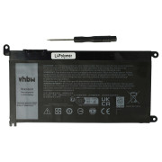 Baterie pro Dell Inspiron 5378 / Latitude 3490, WDX0R, 3650 mAh
