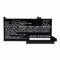 Baterie pro Dell Latitude 12 7280 / 12 7480 / 12 5300, 3400 mAh Baterie pro Dell Latitude 12 7280 / 12 7480 / 12 5300, 3400 mAh