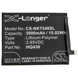 Baterie pro Nokia 3.4 / 5.4, HQ430, 3900 mAh Baterie pro Nokia 3.4 / 5.4, HQ430, 3900 mAh