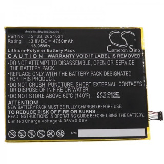 Baterie pro Amazon Kindle Fire HD 8, 4750 mAh Baterie pro Amazon Kindle Fire HD 8, 4750 mAh