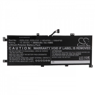 Baterie pro Lenovo ThinkPad L13 Yoga, 2850 mAh Baterie pro Lenovo ThinkPad L13 Yoga, 2850 mAh