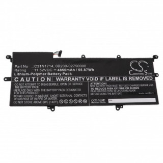 Baterie pro Asus ZenBook Flip 14 UX461, C31N1714, 4850 mAh Baterie pro Asus ZenBook Flip 14 UX461, C31N1714, 4850 mAh