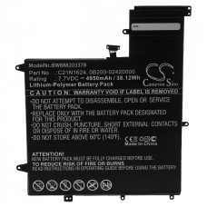 Baterie pro Asus ZenBook Flip S UX370UA, C21N1624, 4950 mAh Baterie pro Asus ZenBook Flip S UX370UA, C21N1624, 4950 mAh