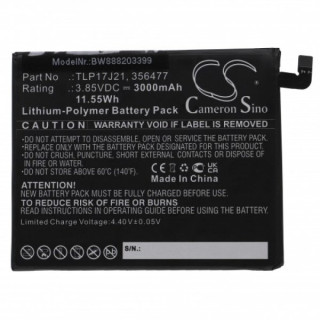 Baterie pro Wiko View XL, 3000 mAh Baterie pro Wiko View XL, 3000 mAh