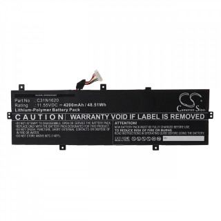 Baterie pro Asus Zenbook UX430 / UX430U / UX430UA, C31N1620, 4200 mAh Baterie pro Asus Zenbook UX430 / UX430U / UX430UA, C31N1620, 4200 mAh
