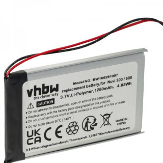 Baterie pro Garmin Nüvi 300 / 350 / 600 / 680, 1250 mAh Baterie pro Garmin Nüvi 300 / 350 / 600 / 680, 1250 mAh