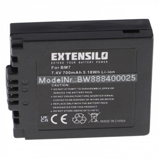 Baterie CGA-S002 pro Panasonic Lumix DMC-FZ1 / DMC-FZ5 / DMC-FZ20, 700 mAh Baterie CGA-S002 pro Panasonic Lumix DMC-FZ1 / DMC-FZ5 / DMC-FZ20, 700 mAh