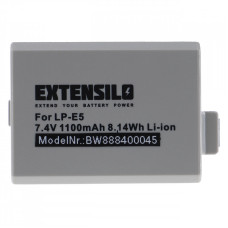 Baterie LP-E5 pro Canon EOS-450D / EOS-500D / EOS-1000D, 1100 mAh Baterie LP-E5 pro Canon EOS-450D / EOS-500D / EOS-1000D, 1100 mAh