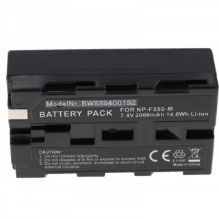 Baterie NP-F550 / NP-F750 pro Sony CCD-RV100 / CCD-RV200, 2000 mAh Baterie NP-F550 / NP-F750 pro Sony CCD-RV100 / CCD-RV200, 2000 mAh