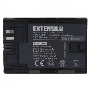 Baterie LP-E6NH pro Canon EOS R6 / EOS R5 / EOS 5D, 2250 mAh Baterie LP-E6NH pro Canon EOS R6 / EOS R5 / EOS 5D, 2250 mAh