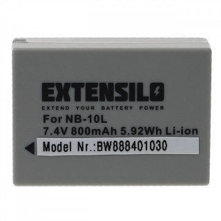 Baterie NB-10L pro Canon PowerShot SX40 / SX50 / G10, 800 mAh Baterie NB-10L pro Canon PowerShot SX40 / SX50 / G10, 800 mAh