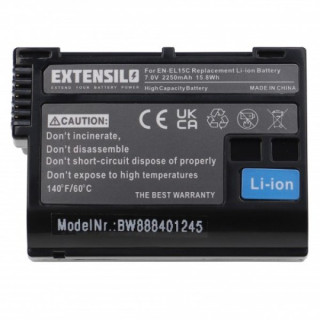 Baterie EN-EL15 pro Nikon D600 / D800 / D800E / D7000 / D7100 / D8000, 2250 mAh