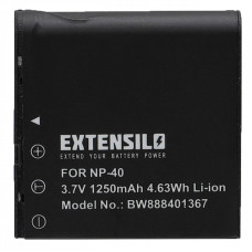 Baterie NP-40 pro Casio Exilim Zoom EX-Z30 / EX-Z1000 / EX-Z1200, 1250 mAh Baterie NP-40 pro Casio Exilim Zoom EX-Z30 / EX-Z1000 / EX-Z1200, 1250 mAh