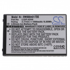 Baterie pro LG Optimus C / M / S / T / U / VLG, 1500 mAh Baterie pro LG Optimus C / M / S / T / U / VLG, 1500 mAh