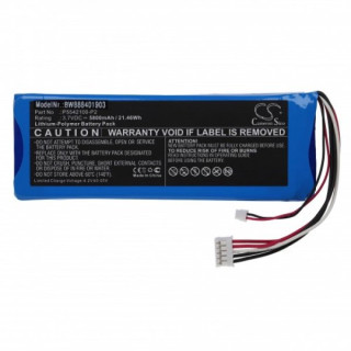Baterie pro JBL Pulse 3, P5542100-P2, 5800 mAh Baterie pro JBL Pulse 3, P5542100-P2, 5800 mAh