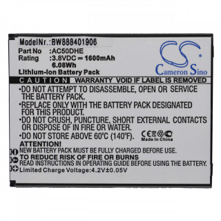 Baterie pro Archos 50d Helium, 1600 mAh Baterie pro Archos 50d Helium, 1600 mAh