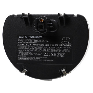 Baterie pro Water Tech Pool Blaster Pro 900 / Precision 2.0 Li, LB003S2P-C, 5200 mAh