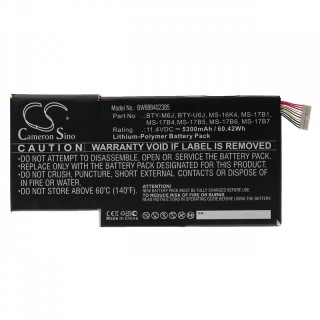 Baterie pro MSI GS63 / GS73, 5300 mAh Baterie pro MSI GS63 / GS73, 5300 mAh
