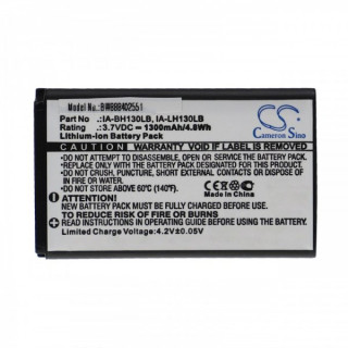 Baterie IA-BH130LB pro Samsung SMX-C10 / SMX-K45 / SMX-K400, 1300 mAh