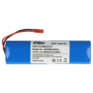 Baterie pro Ariete Pro Revolution 2713 / XClean 2718, 3000 mAh