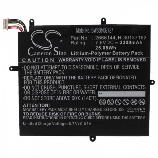 Baterie pro Jumper EZBook X1 / BMAX MaxBook Y11 H1M6, 3300 mAh Baterie pro Jumper EZBook X1 / BMAX MaxBook Y11 H1M6, 3300 mAh
