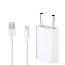 Nabíječka pro telefony Apple iPhone s kabelem Lightning, originální, 5W, 1A