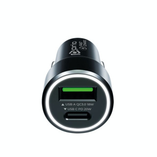 Nabíječka do auta pro zařízení s konektorem USB-C / USB-A, duální, 20W