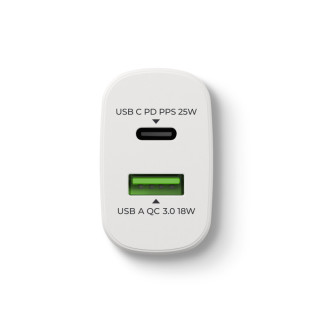 Nabíječka / USB adaptér-A / USB-C, 25 W Nabíječka / USB adaptér-A / USB-C, 25 W
