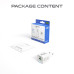Nabíječka / USB adaptér USB-A / USB-C, GaN, PD, 35 W