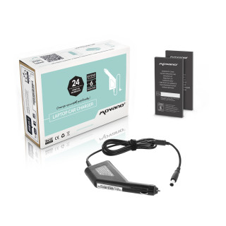 Nabíječka do auta pro notebooky Dell, 90W / 19,5V / 4,62A / 7,4mm x 5,0mm