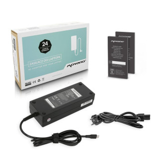 Nabíječka pro notebooky HP / Toshiba / Acer / Asus / Lenovo / Dell, 130W / 20V / 6,5A / konektor USB-C