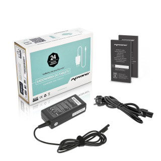 Nabíječka pro notebooky Microsoft Surface Pro 3 / 4 / 5 / 6 / 7, 65W / 15V / 4A, 1706 Nabíječka pro notebooky Microsoft Surface Pro 3 / 4 / 5 / 6 / 7, 65W / 15V / 4A, 1706
