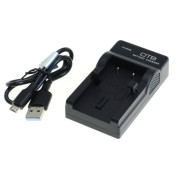 Nabíječka baterií Olympus LI-10B / Sanyo DB-L10, MicroUSB