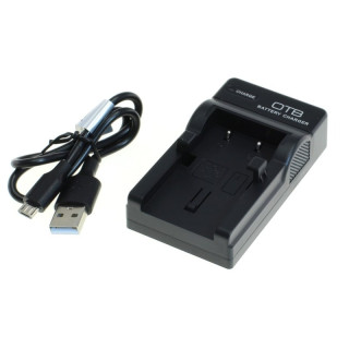 Nabíječka baterií Olympus LI-10B / Sanyo DB-L10, MicroUSB