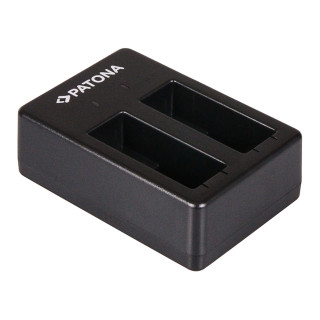 Nabíječka baterií GoPro Hero 5 / Hero 6 / Hero 7, MicroUSB, duální