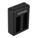 Nabíječka baterií GoPro Hero 4, AHDBT-401, duální, MicroUSB Nabíječka baterií GoPro Hero 4, AHDBT-401, duální, MicroUSB
