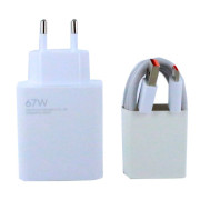 Nabíječka pro telefony Xiaomi MDY-12-EH  s kabelem USB-C, originální, 67W