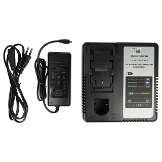 Nabíječka baterií Panasonic, Ni-Cd/Ni-MH/Li-Ion, 7.2V - 24V