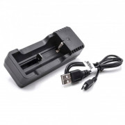 Nabíječka baterií Li-Ion 18500 / 18650 / 14500 / 18350, MicroUSB Nabíječka baterií Li-Ion 18500 / 18650 / 14500 / 18350, MicroUSB
