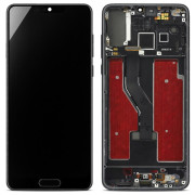 Sklo a LCD displej pro Huawei P20 Pro, originál (OEM), černé