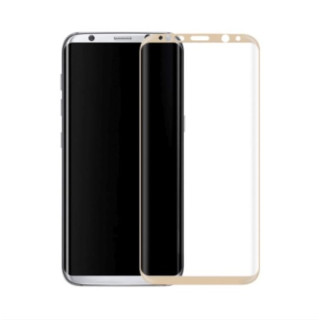 Tvrzené ochranné sklo pro Samsung Galaxy S8, Full Cover 3D, zlaté Tvrzené ochranné sklo pro Samsung Galaxy S8, Full Cover 3D, zlaté
