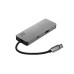 7v1 Multiportový adaptér pro Apple MacBook M1/M2 z USB-C na USB-C, HDMI, USB-A, SD, MicroSD