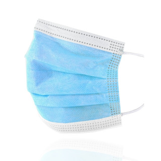 Hygienická maska na obličej, třívrstvá, 50 ks